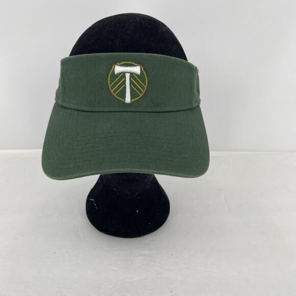 New Era Portland Timbers Hook And Loop Adjustable Visor Green - Picture 1 of 6